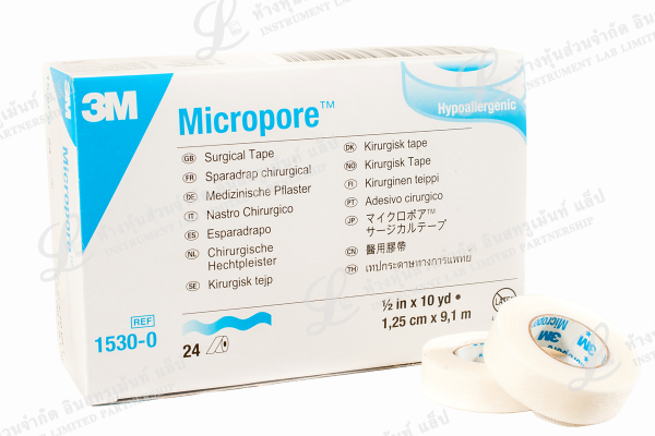เทปแต่งแผล ชนิดเยื่อกระดาษ Micropore 0.5in 3M