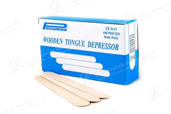 ไม้กดลิ้น Wooden Tongue Depressor PROGRESS
